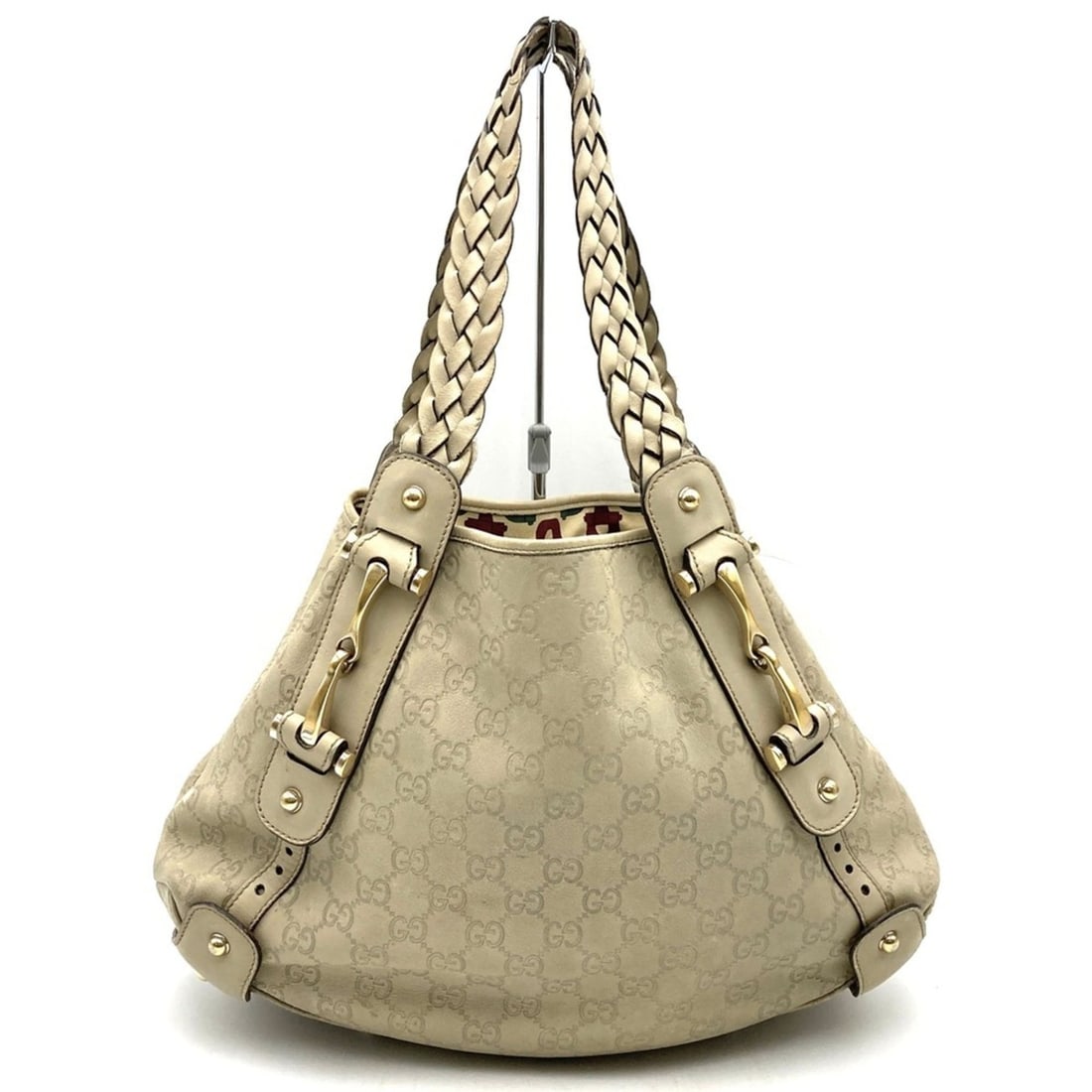 GUCCI 162900 Guccissima Tote Bag Leather GG Beige Women's: --- Catalog ---Category: SizeWeight: 932g / 2.05lb.Size (HxWxD): 22cm x 40cm x 10cm / 8.66'' x 15.74'' x 3.93''Strap Length: 53cm / 20.86''Category: DesignType: Tote bagColor: BeigeGender: WomenMateri