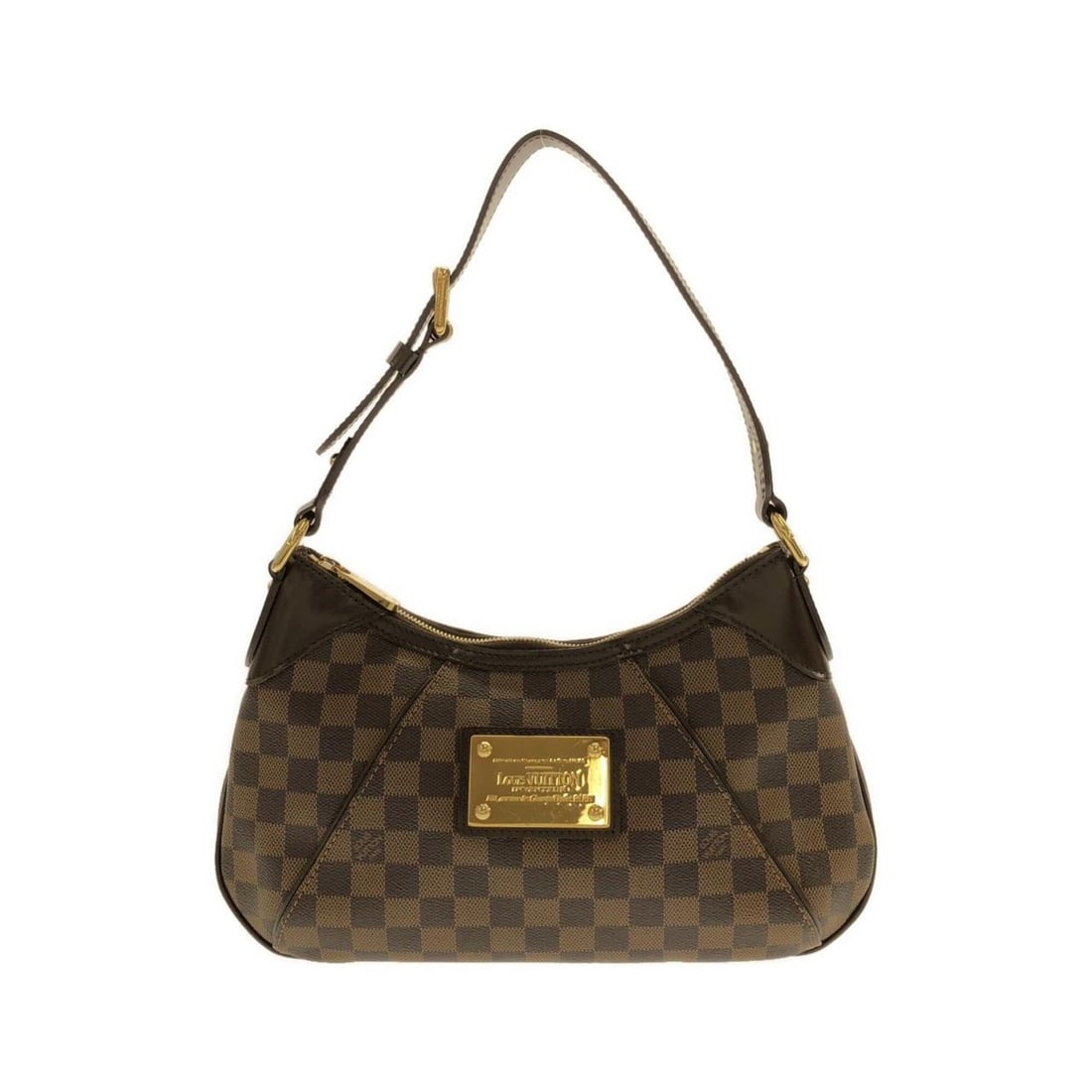 Louis Vuitton Damier Thames PM N48180 Shoulder Bag: --- Catalog ---Category: SizeSize (HxWxD): 20cm x 34cm x 6cm / 7.87'' x 13.38'' x 2.36''Category: DesignType: Shoulder bagColor: EbeneGender: WomenMaterial: Coated canvas Hardware Color: GoldCategory: