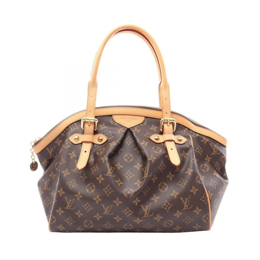 Louis Vuitton Tivoli GM Handbag, Coated Canvas and Leather, Monogram Pattern, Women's, Brown, M40144: --- Catalog ---Category: SizeSize (HxWxD): 27cm x 33cm x 19cm / 10.62'' x 12.99'' x 7.48''Category: DesignType: HandbagColor: Brown, MonogramGender: WomenMaterial: Coated canvas , Leather Category: Ge