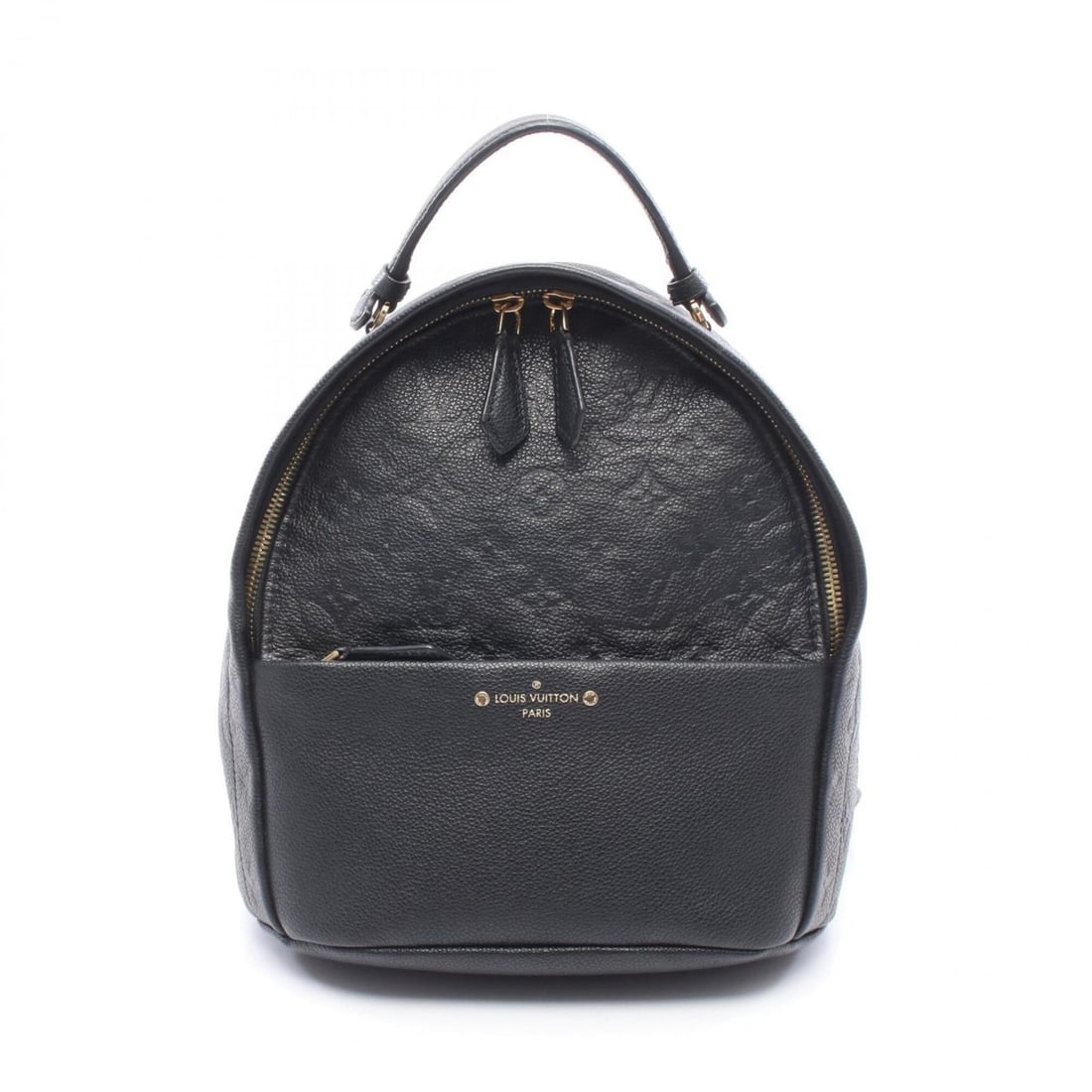 Louis Vuitton Sorbonne Backpack/Handbag, Leather, Monogram Empreinte, Women's, Black, M44016: --- Catalog ---Category: SizeSize (HxWxD): 26.5cm x 21cm x 9cm / 10.43'' x 8.26'' x 3.54''Category: DesignType: BackpackColor: BlackGender: WomenMaterial: Leather Category: GeneralMPN: M44016Brand: Lo