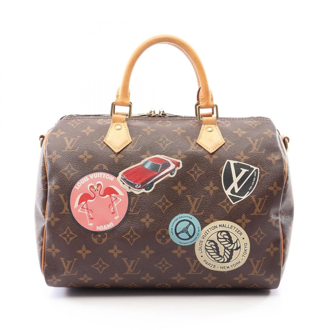 Louis Vuitton Speedy Bandoulière 30 Handbag, Coated Canvas and Leather, Monogram Pattern, Women's,: --- Catalog ---Category: SizeSize (HxWxD): 21cm x 30cm x 17cm / 8.26'' x 11.81'' x 6.69''Category: DesignType: HandbagColor: Brown, MonogramGender: WomenMaterial: Coated canvas , Leather Category: Gen