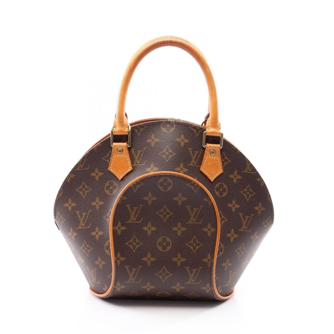 Louis Vuitton Ellipse PM Handbag, Coated Canvas and Leather, Monogram Pattern, Women's, Brown, (1 of 10)