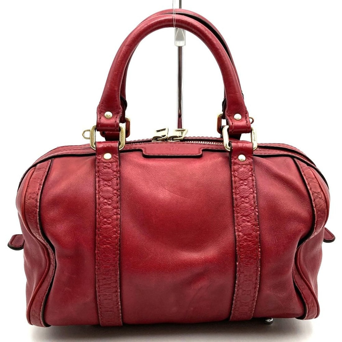 GUCCI 269876 Leather Handbag, Red, Women's: --- Catalog ---Category: SizeSize (HxWxD): 12cm x 25cm x 15cm / 4.72'' x 9.84'' x 5.9''Category: DesignType: HandbagColor: Red colorGender: WomenMaterial: Leather Category: GeneralBrand: Gucci--- Item