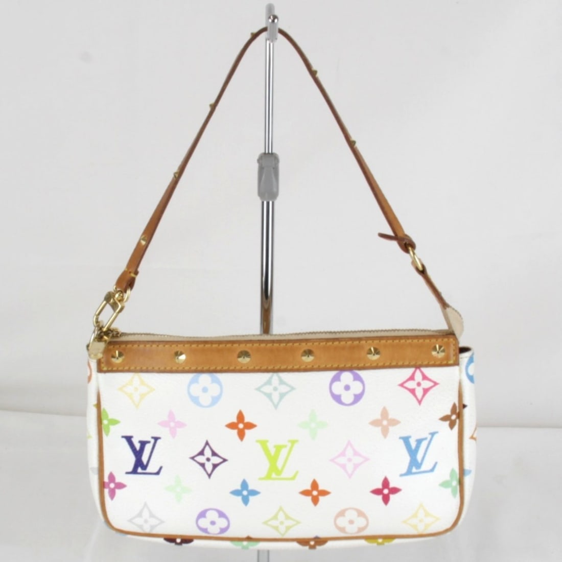 LOUIS VUITTON Pochette Accessoires M92649 Pouch Monogram Multicolor Women's (1 of 13)