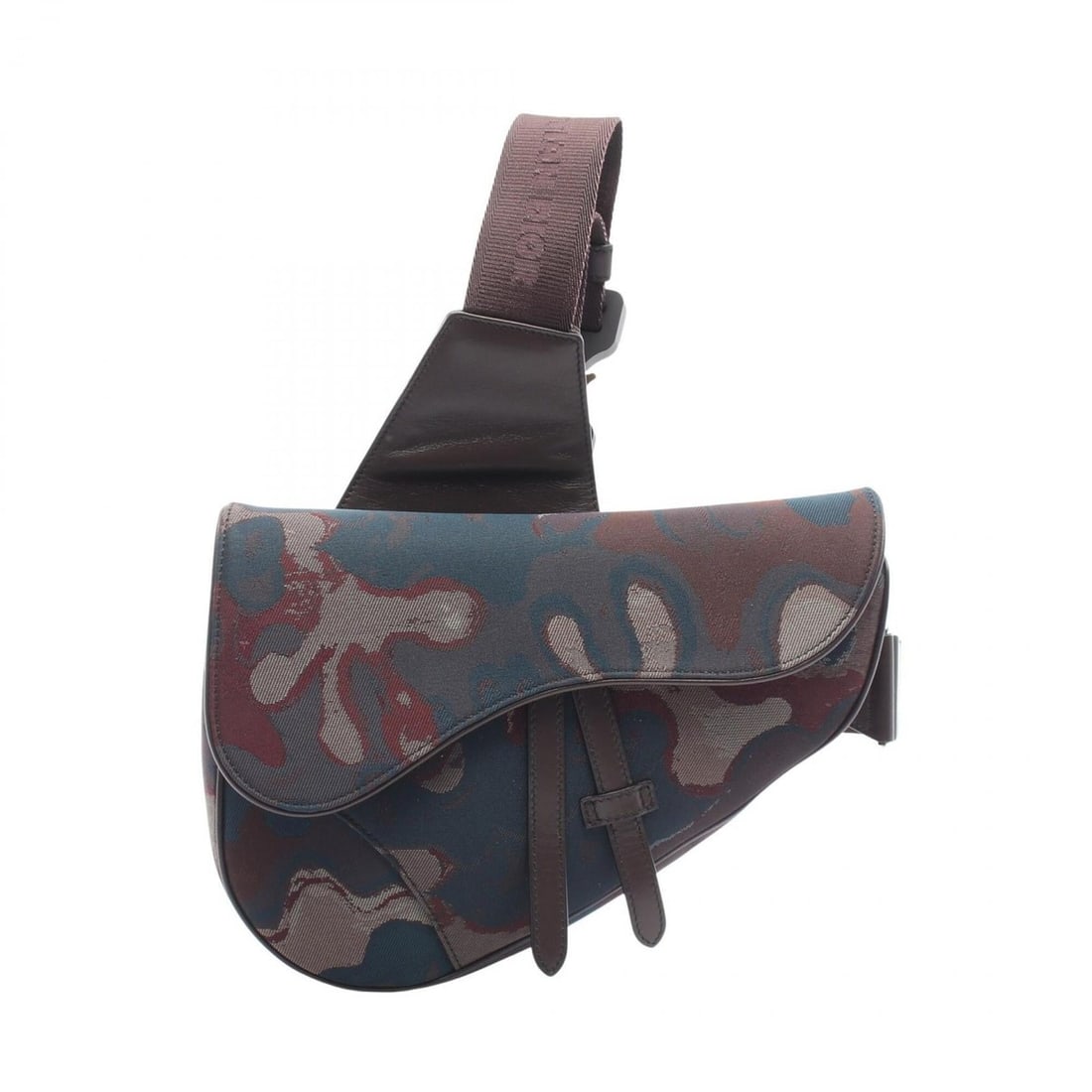 Christian Dior Dior x Peter Doig Saddle Bag, Waist Body Handbag, Canvas, Men's, Navy, Brown,: --- Catalog ---Category: SizeSize (HxWxD): 16cm x 26.5cm x 4.5cm / 6.29'' x 10.43'' x 1.77''Category: DesignType: Fanny pack, Saddle bagColor: Brown, Multi-color, NavyGender: Men,WomenMaterial: Canvas