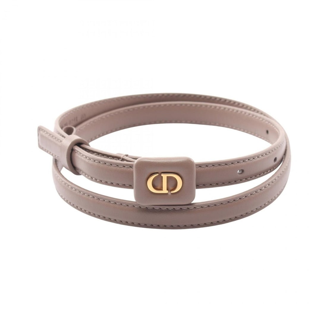 Christian Dior Dior CD logo mini leather belt for women, beige.: --- Catalog ---Category: SizeLength: 64cm - 74cm / 25.19'' - 29.13''Category: DesignType: Standard beltColor: BeigeGender: WomenMaterial (Strap): Leather Category: GeneralBrand: Christian Dior--- Item