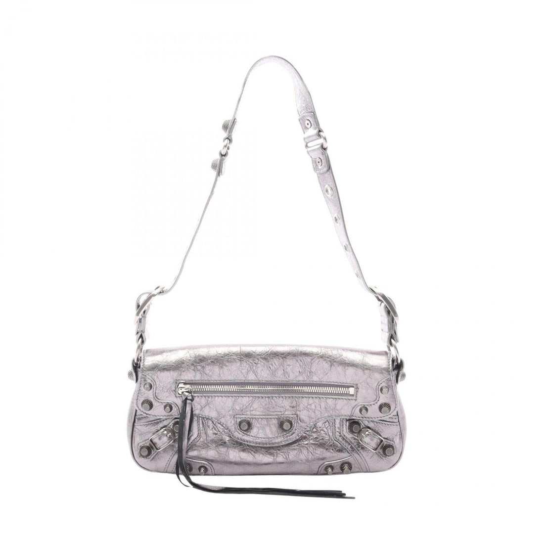 Balenciaga BALENCIAGA Le Cagole S Shoulder Bag Handbag Leather Women's Silver 771640: --- Catalog ---Category: SizeSize (HxWxD): 14cm x 28.5cm x 4.5cm / 5.51'' x 11.22'' x 1.77''Category: DesignType: Handbag, Shoulder bagColor: SilverGender: WomenMaterial: Leather Category: GeneralMPN: