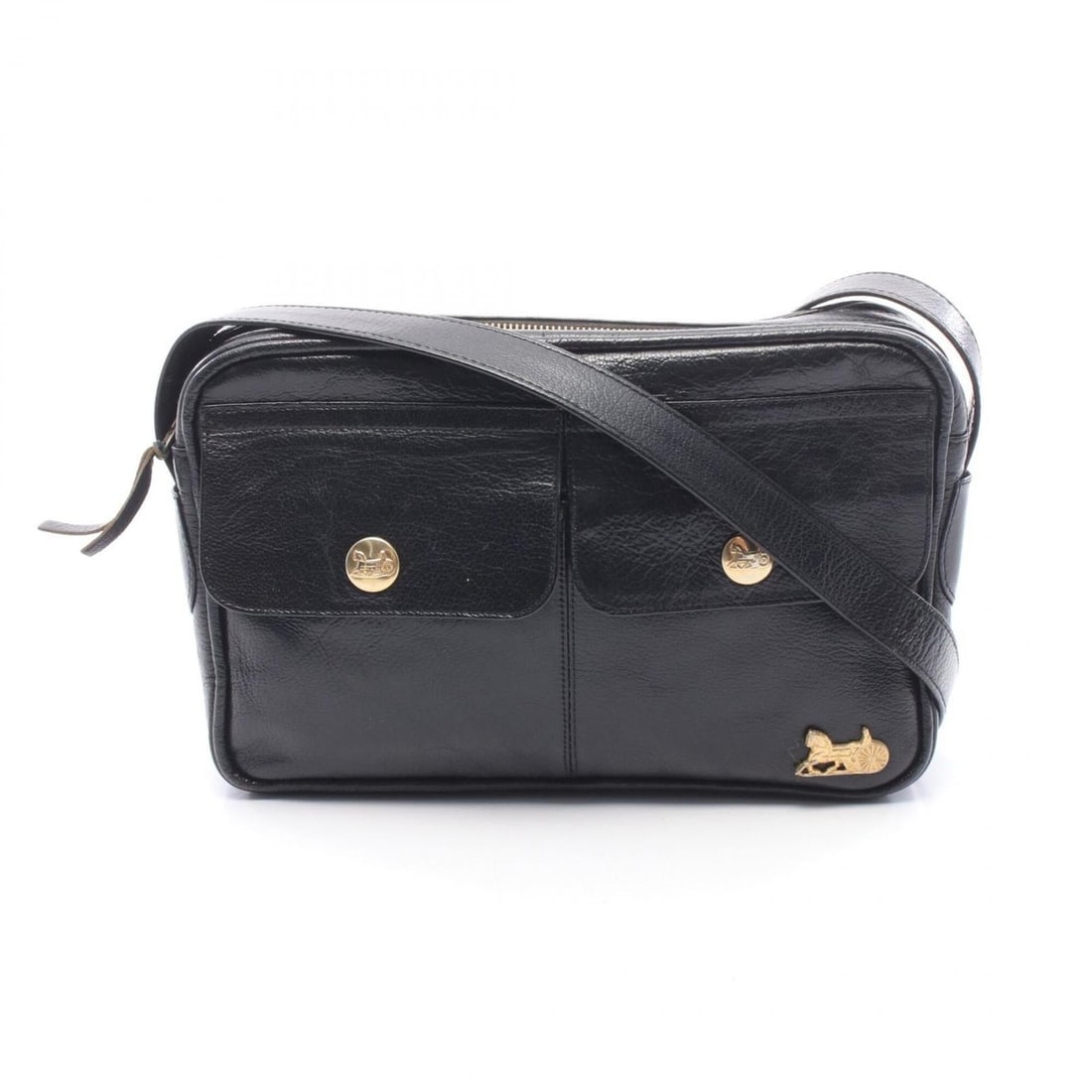 Celine CELINE Carriage Hardware Shoulder Bag Handbag Leather Women's Black: --- Catalog ---Category: SizeSize (HxWxD): 16cm x 23cm x 4.5cm / 6.29'' x 9.05'' x 1.77''Category: DesignType: Shoulder bagColor: BlackGender: WomenMaterial: Leather Category: GeneralBrand: Celine--- 