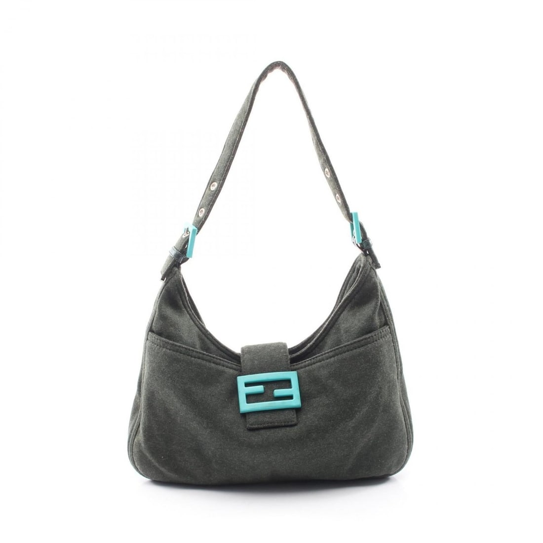 Fendi Mamma Bucket Shoulder Bag/Handbag, Cotton, Women's, Green, 2348: --- Catalog ---Category: SizeSize (HxWxD): 18cm x 28cm x 3cm / 7.08'' x 11.02'' x 1.18''Category: DesignType: Handbag, Shoulder bagColor: GreenGender: WomenMaterial: Cotton Category: GeneralMPN: 2348B