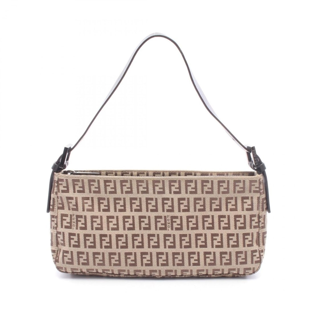 Fendi Zucchino Accessory Pouch Handbag - Canvas Leather Women's Beige/Brown: --- Catalog ---Category: SizeSize (HxWxD): 13cm x 25cm x 4cm / 5.11'' x 9.84'' x 1.57''Category: DesignType: Handbag, PouchColor: Beige, BrownGender: WomenMaterial: Canvas , Leather Category: GeneralB