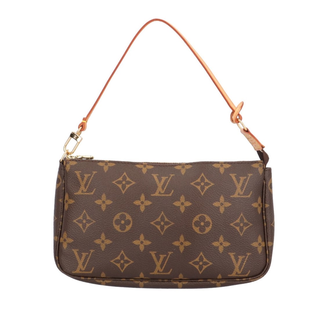 Louis Vuitton Pochette Accessoires Monogram Handbag, Canvas, M51980, Brown, Women's, LOUIS VUITTON: --- Catalog ---Category: SizeSize (HxWxD): 12.5cm x 21.5cm x 3.5cm / 4.92'' x 8.46'' x 1.37''Category: DesignType: HandbagColor: BrownGender: WomenMaterial: Monogram , Canvas Category: GeneralMPN: M51