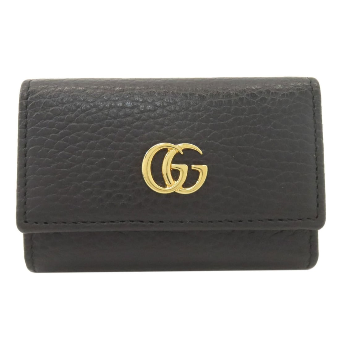Gucci 456118 Double G Key Case Leather Women's GUCCI (1 of 9)