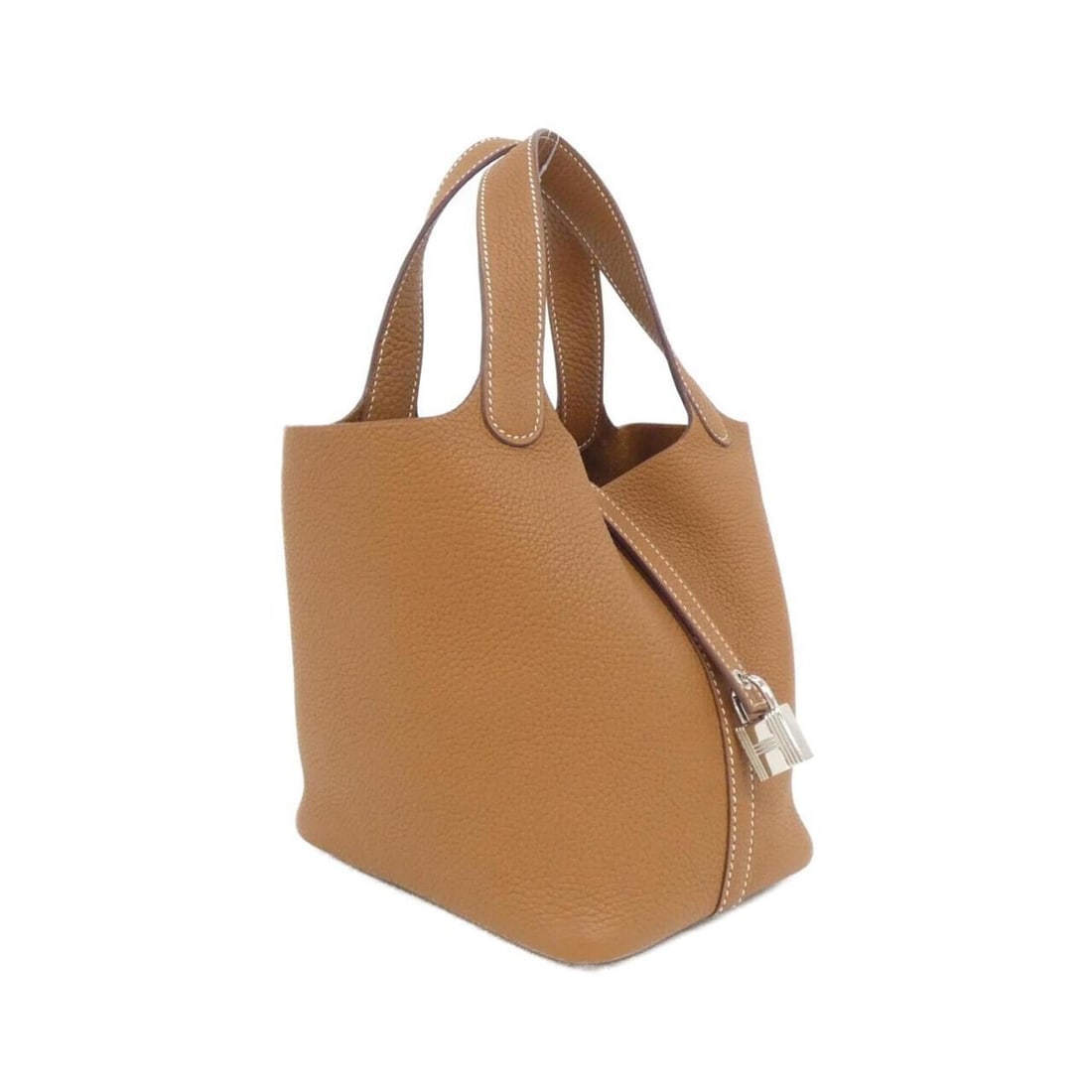 Hermes Picotin Lock PM 056289CK Handbag: --- Catalog ---Category: SizeSize (HxWxD): 19cm x 18cm x 13.5cm / 7.48'' x 7.08'' x 5.31''Category: DesignType: HandbagColor: BrownGender: WomenMaterial: Taurillon clemence leather Category: