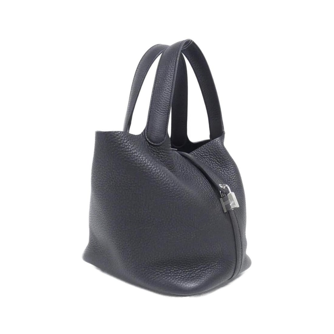 Hermes Picotin Lock MM 060991CK Handbag: --- Catalog ---Category: SizeSize (HxWxD): 23cm x 22cm x 18cm / 9.05'' x 8.66'' x 7.08''Category: DesignType: HandbagColor: BlackGender: WomenMaterial: Taurillon clemence leather Category: