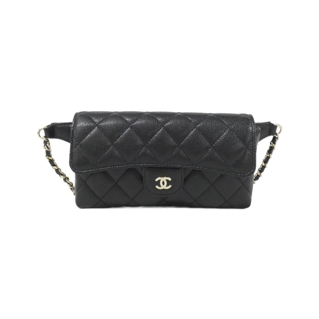 Chanel AP5034 Waist Bag: --- Catalog ---Category: SizeSize (HxWxD): 10cm x 18cm x 3cm / 3.93'' x 7.08'' x 1.18''Category: DesignType: Fanny packColor: BlackGender: WomenMaterial: Grained Calfskin Category: GeneralMPN: