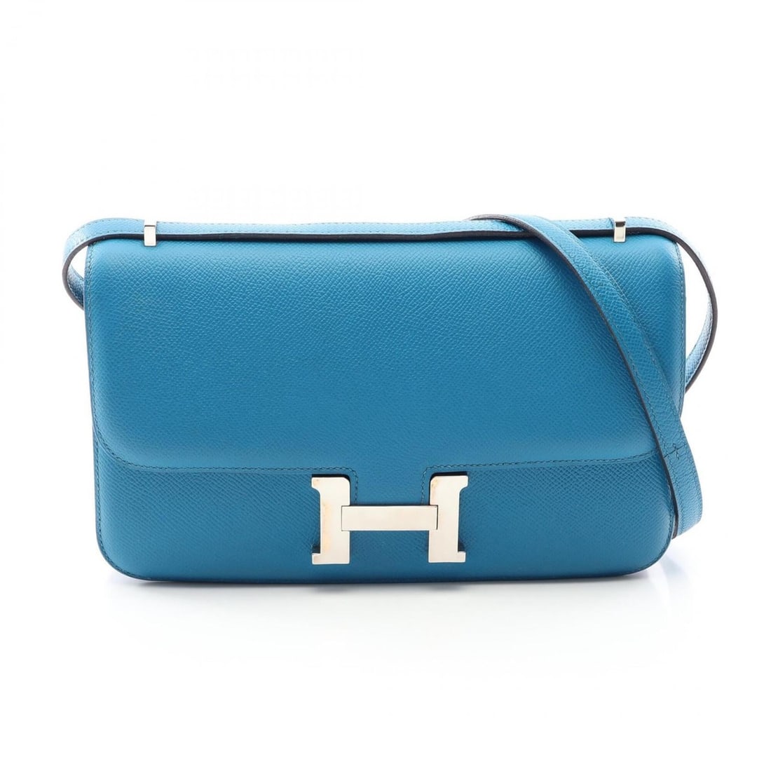 Hermes Constance 3 Elan Shoulder Bag/Handbag, Leather (Veau Epsom), Women's, Blue (1 of 13)