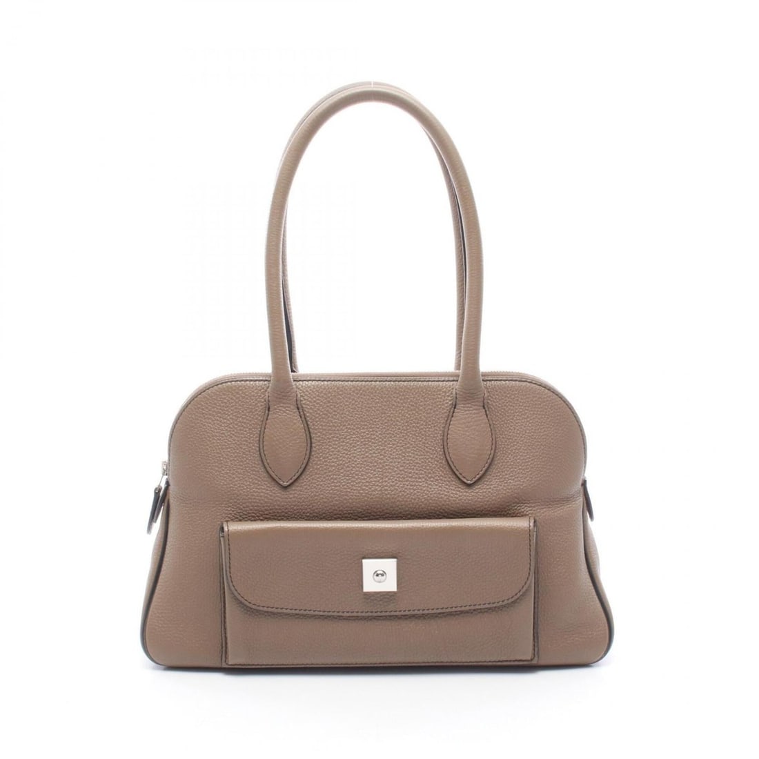 Hermes Carabas 35 Shoulder Bag/Handbag, Leather, Togo Women's, Gray: --- Catalog ---Category: SizeSize (HxWxD): 22.5cm x 35cm x 10cm / 8.85'' x 13.77'' x 3.93''Category: DesignType: Handbag, Shoulder bagColor: GrayGender: WomenMaterial: Togo leather Category: GeneralBr