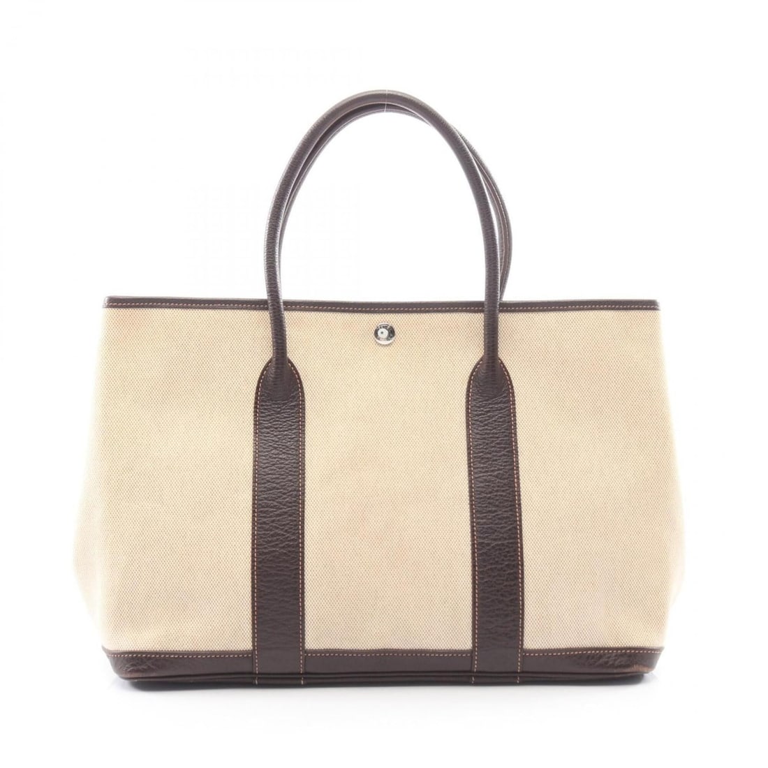 Hermes Garden Party PM Ecru Ebene Tote Bag Handbag Toile H Buffle Women's Beige Brown: --- Catalog ---Category: SizeSize (HxWxD): 25cm x 36cm x 17cm / 9.84'' x 14.17'' x 6.69''Category: DesignType: Handbag, Tote bagColor: Beige, Brown, EcruGender: WomenMaterial: Toile H , Buffalo leathe