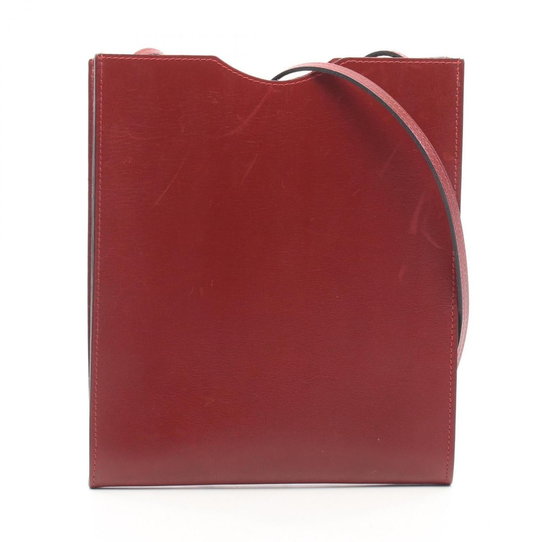 Hermes HERMES Onimetou Rouge H Shoulder Bag Handbag Calfskin (Cowhide) Box Calf Women's Bordeaux: --- Catalog ---Category: SizeSize (HxWxD): 18cm x 16cm x 2cm / 7.08'' x 6.29'' x 0.78''Category: DesignType: Shoulder bagColor: Bordeaux, Rouge HGender: WomenMaterial: Box calf leather Category: Gener