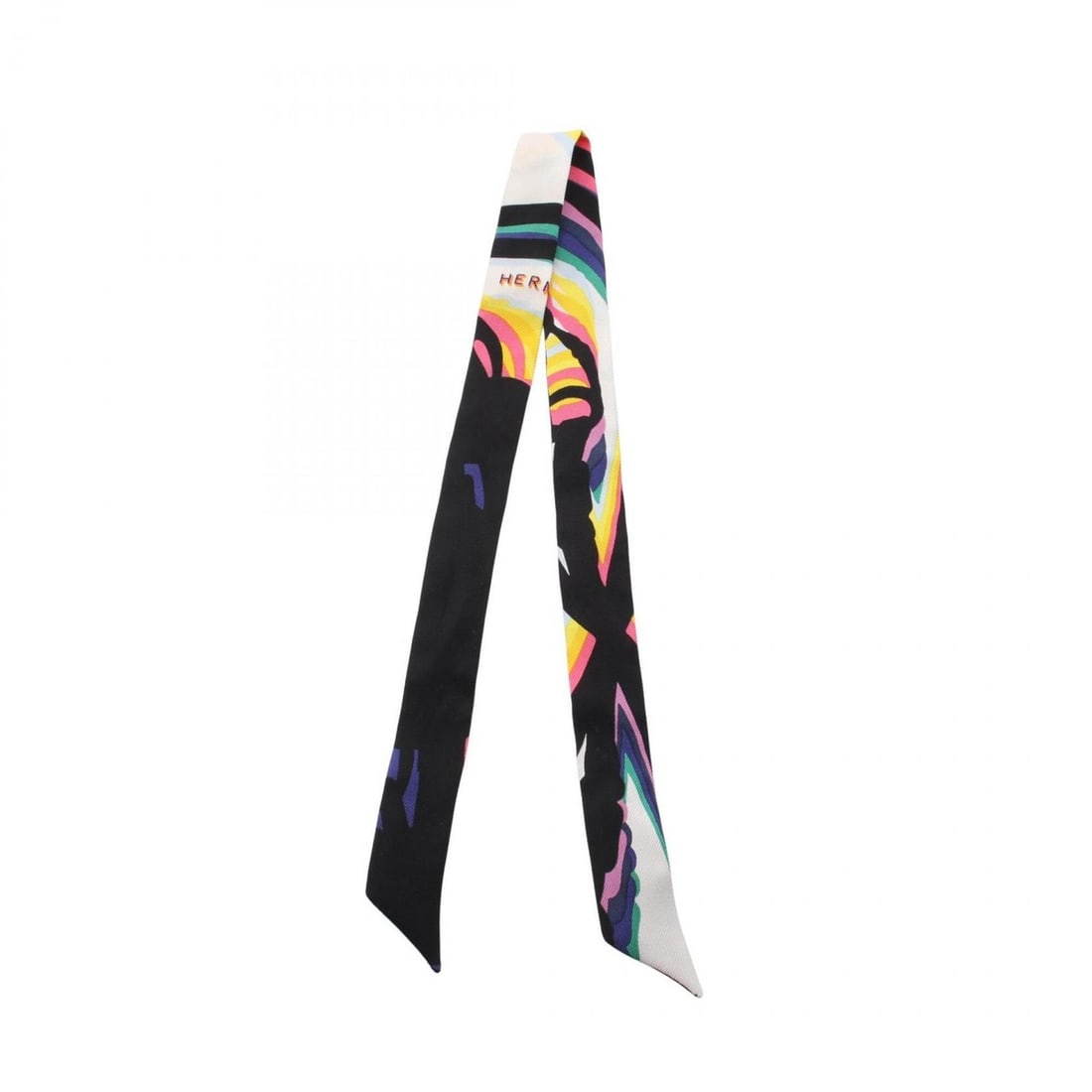 Hermes Twilly Doll BRIDES de GALA SHADOW Scarf Muffler Silk Women's Black Multicolor: --- Catalog ---Category: SizeSize (LxW): 53cm x 2cm / 20.86'' x 0.78''Category: DesignType: ScarfColor: Black, Multi-colorGender: WomenMaterial: Silk Category: GeneralBrand: Hermes--- Item List ---Sec