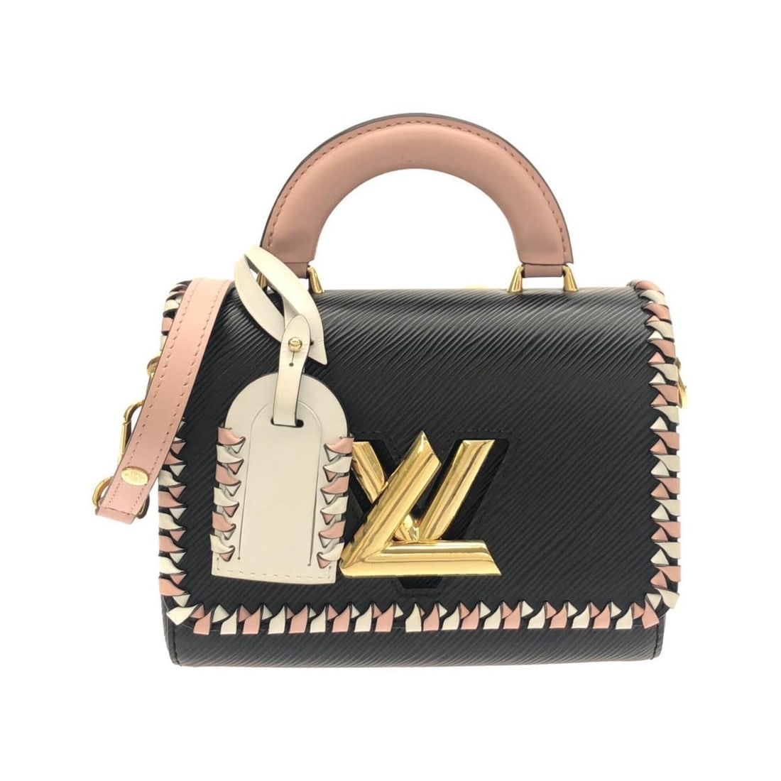 Louis Vuitton Epi Twist One-Handle BB M57537 Handbag: --- Catalog ---Category: SizeSize (HxWxD): 14cm x 19cm x 9cm / 5.51'' x 7.48'' x 3.54''Category: DesignType: HandbagColor: BlackGender: WomenMaterial: Leather Leather/Fur Type: CalfskinCategory: Gener
