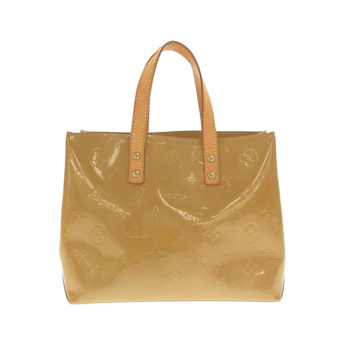 Louis Vuitton Vernis Lead PM M91334 Handbag: --- Catalog ---Category: SizeSize (HxWxD): 17.5cm x 23cm x 10cm / 6.88'' x 9.05'' x 3.93''Category: DesignType: HandbagColor: Beige, Beige goldGender: Women,MenMaterial: Leather Leather/Fur Type: Enam