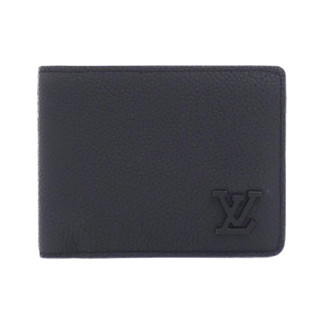 Louis Vuitton LV Aerogram Portefeuille Multiple M69829 Billfold: --- Catalog ---Category: SizeSize (HxWxD): 9cm x 11cm x 1.5cm / 3.54'' x 4.33'' x 0.59''Category: DesignType: Bill wallet (bi-fold)Color: BlackGender: MenMaterial: Leather Leather/Fur Type: CalfskinCa