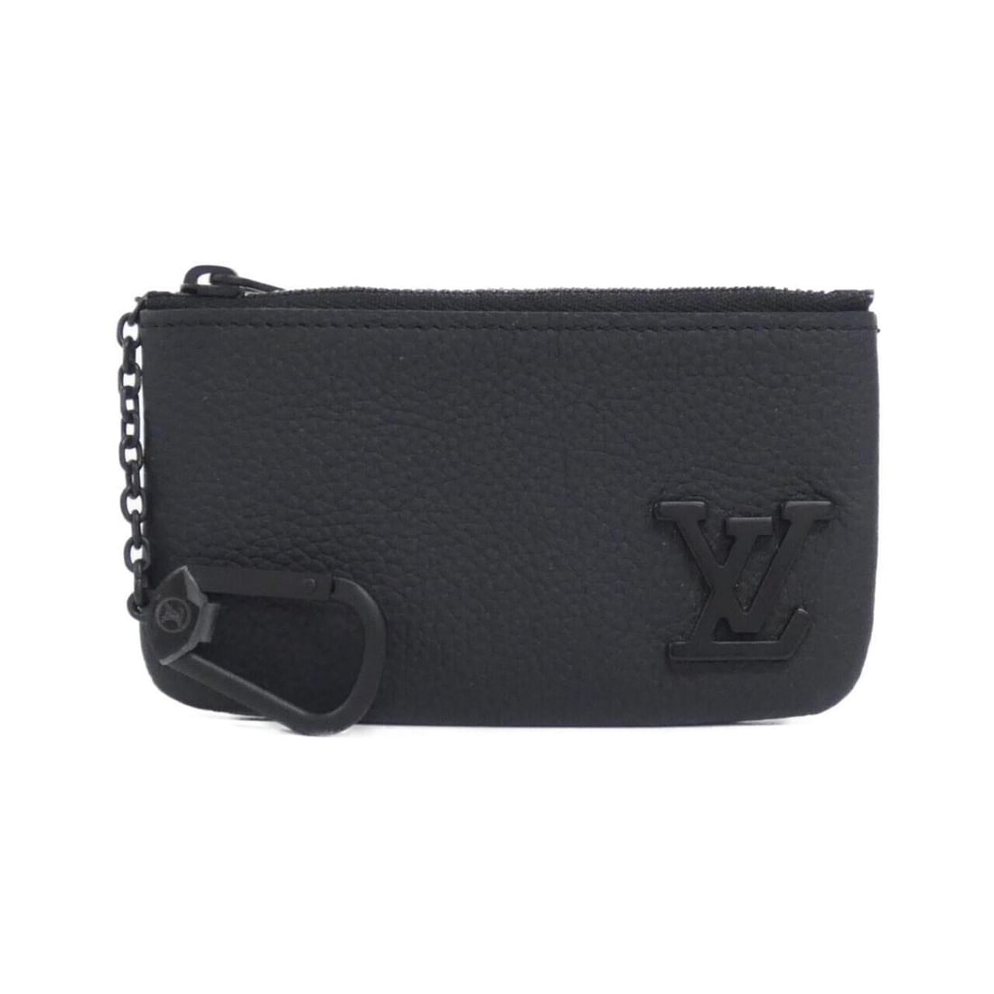 Louis Vuitton LV Aerogram Card Key Case Pochette Clé M81031 Coin &: --- Catalog ---Category: SizeSize (HxWxD): 7cm x 12cm x 1cm / 2.75'' x 4.72'' x 0.39''Category: DesignType: Coin purse/coin caseColor: BlackGender: Women,MenMaterial: Leather Category: GeneralMPN: M81