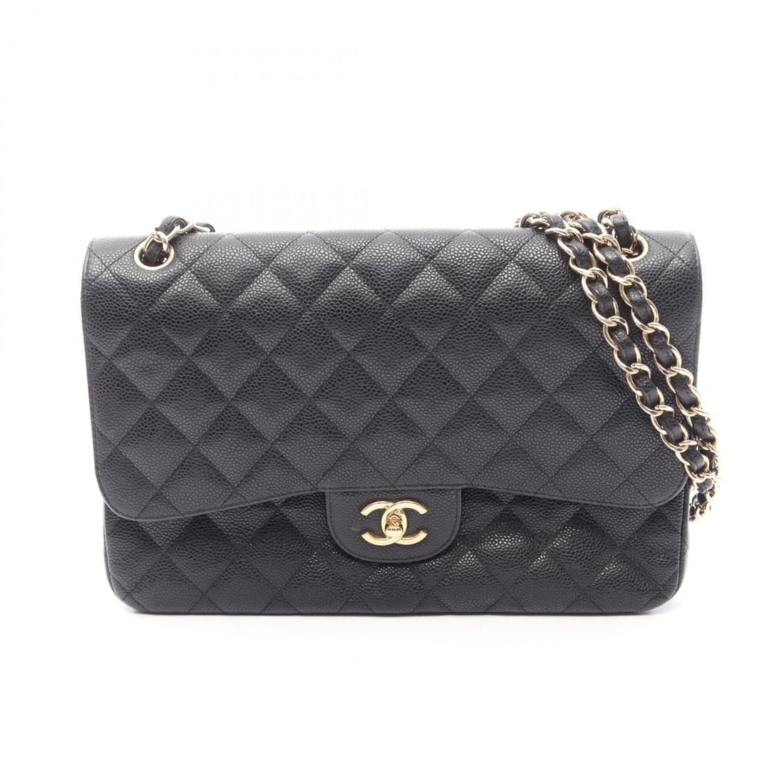 Chanel CHANEL Large Matelassé 30 Classic Double Flap Shoulder Bag Handbag Calfskin Leather Women's: --- Catalog ---Category: SizeSize (HxWxD): 20cm x 30cm x 9cm / 7.87'' x 11.81'' x 3.54''Category: DesignType: Handbag, Shoulder bagColor: BlackGender: WomenMaterial: Grained Calfskin Category: General
