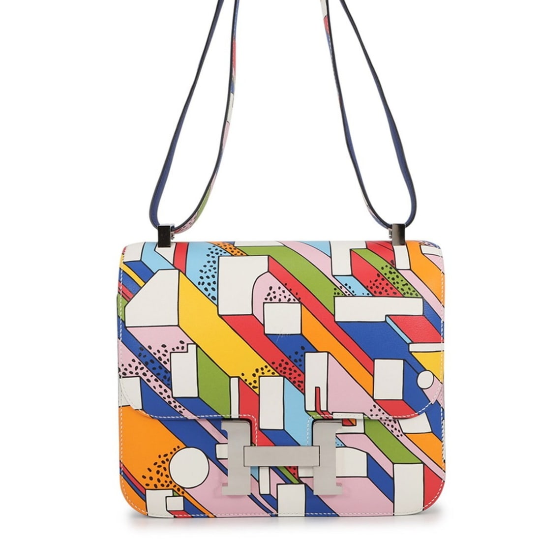 Hermes Shoulder Bag Constance 3 24 On a Summer Day Multicolor Swift A Stamp Handbag Women's HERMES: --- Catalog ---Category: SizeSize (HxWxD): 18cm x 22.5cm x 7.5cm / 7.08'' x 8.85'' x 2.95''Category: DesignType: Shoulder bagColor: Multi-colorGender: WomenMaterial: Swift leather Category: GeneralBra