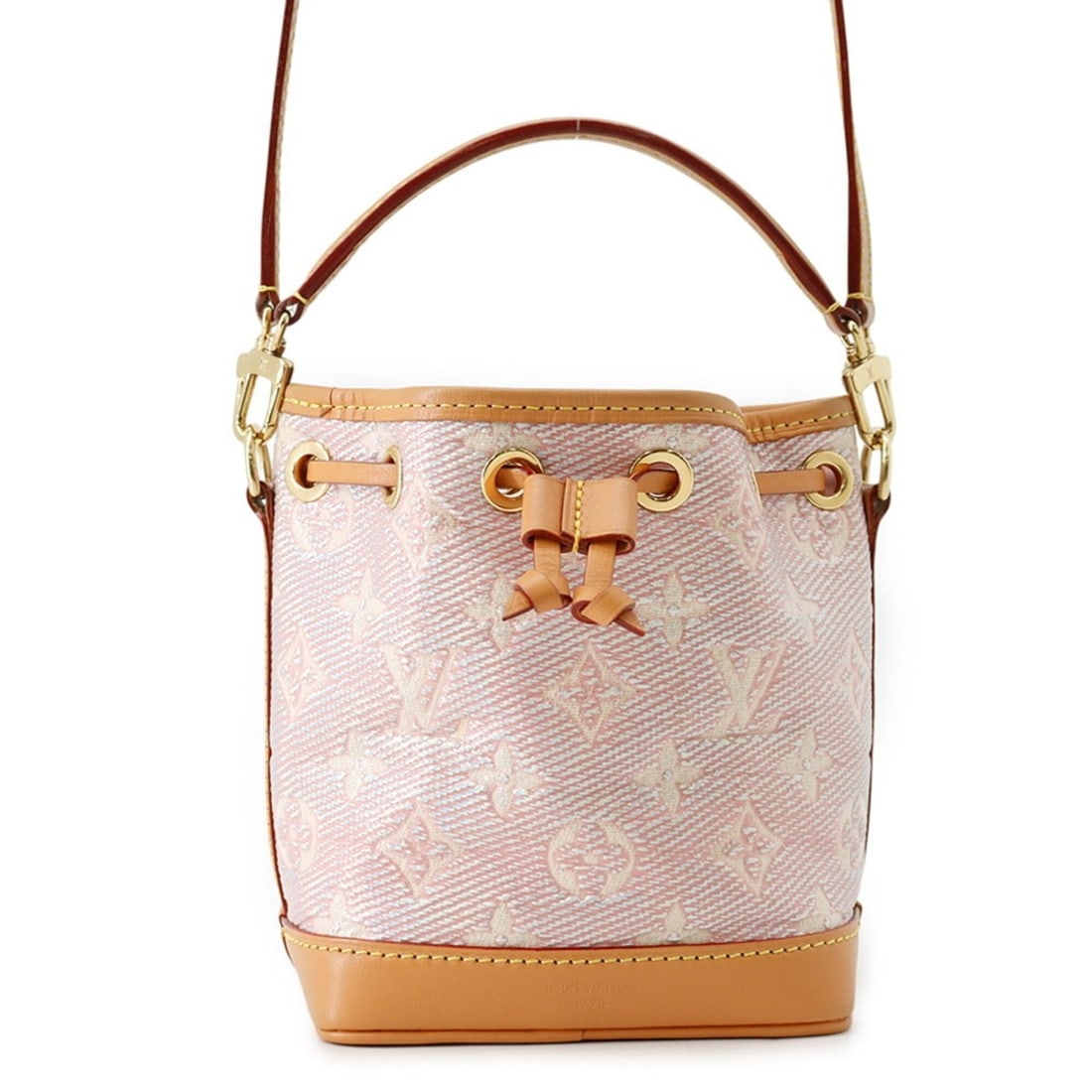 Louis Vuitton handbag, Monogram Laminated Jacquard Nano Noe M82427, LOUIS VUITTON 2-way shoulder (1 of 18)