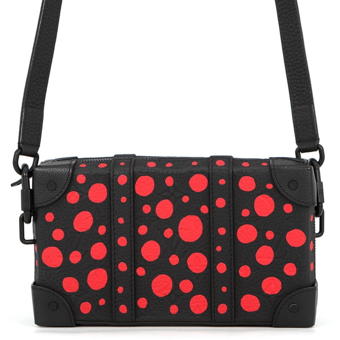 Louis Vuitton Shoulder Bag Monogram Taurillon Infinity Dot LV x YK Soft Trunk Wallet M81905 Black: --- Catalog ---Category: SizeSize (HxWxD): 14cm x 22cm x 4.5cm / 5.51'' x 8.66'' x 1.77''Category: DesignType: Shoulder bagColor: Noir, Red colorGender: WomenMaterial: Monogram Category: GeneralBrand: