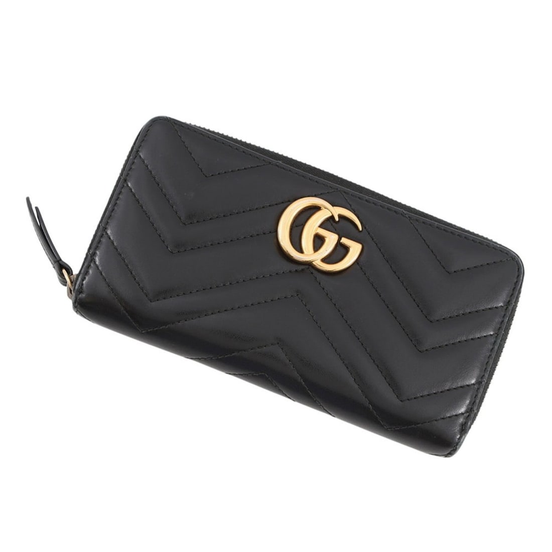 Gucci GG Marmont Zip-Around Wallet 443123 GUCCI Quilted Long WALLET: --- Catalog ---Category: SizeSize (HxWxD): 10cm x 19cm / 3.93'' x 7.48''Category: DesignType: Long wallet (bi-fold)Color: BlackGender: Women,MenMaterial: Leather Category: GeneralBrand: GucciCountry o