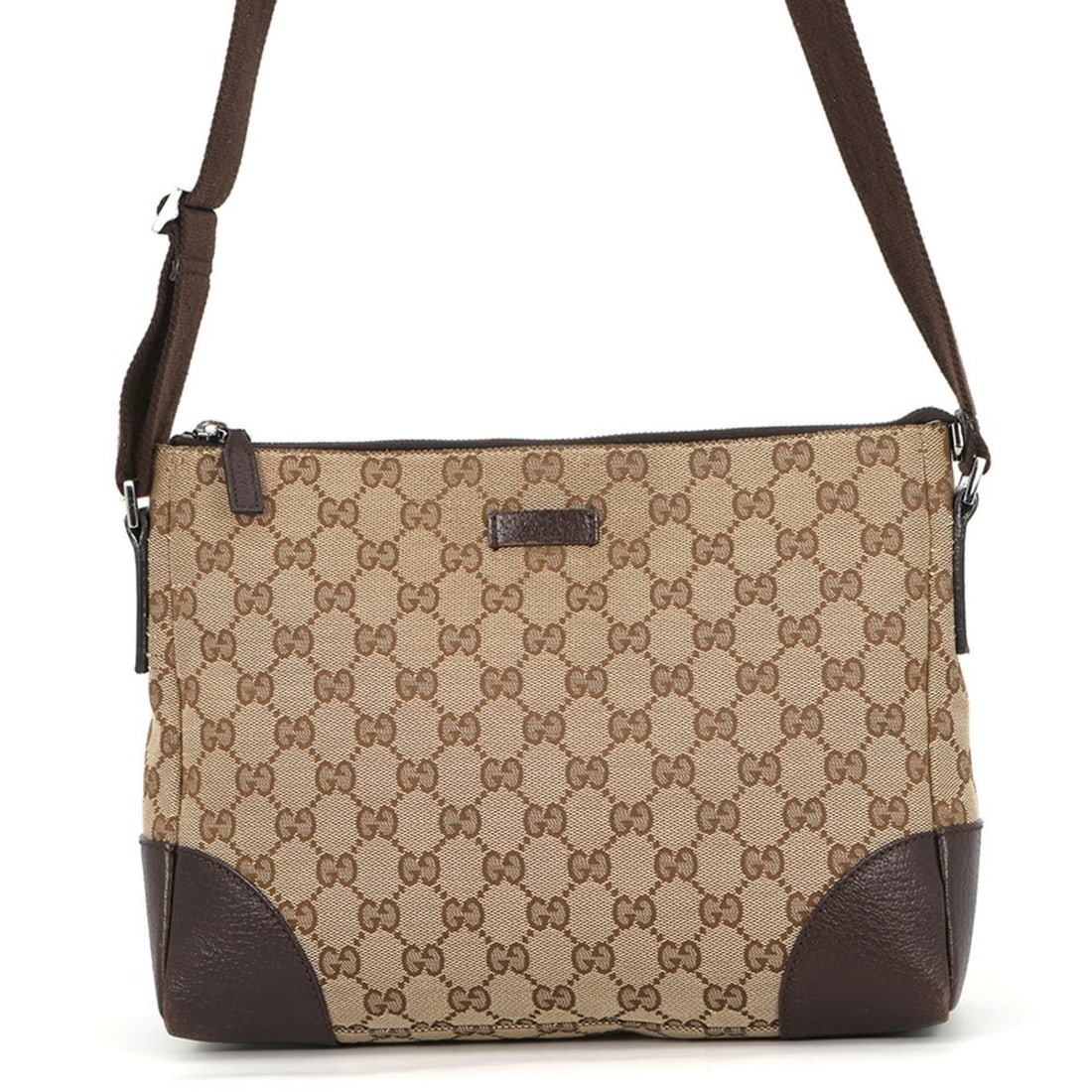 Gucci Shoulder Bag GG Canvas Leather 114273 GUCCI Handbag Women's: --- Catalog ---Category: SizeSize (HxWxD): 22cm x 28.5cm x 8.5cm / 8.66'' x 11.22'' x 3.34''Category: DesignType: Shoulder bagColor: Beige, BrownGender: WomenMaterial: GG canvas , Leather Category: Ge