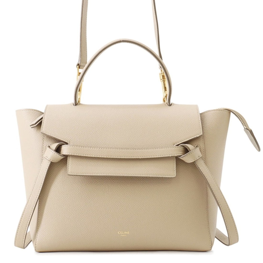 Celine Handbag Belt Bag Micro Leather 189153 CELINE 2-way Shoulder: --- Catalog ---Category: SizeSize (HxWxD): 23cm x 25cm x 14cm / 9.05'' x 9.84'' x 5.51''Category: DesignType: HandbagColor: BeigeGender: WomenMaterial: Leather Category: GeneralBrand: CelineCountry of