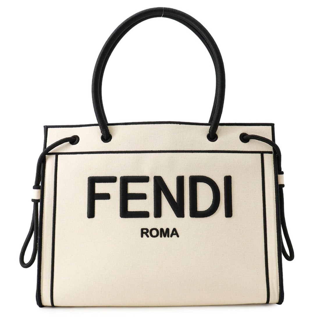 Fendi Tote Bag Roma Shopper Canvas 8BH378 FENDI Handbag: --- Catalog ---Category: SizeSize (HxWxD): 27cm x 35cm x 13cm / 10.62'' x 13.77'' x 5.11''Category: DesignType: Tote bagColor: BeigeGender: Men,WomenMaterial: Canvas Category: GeneralBrand: FendiCount