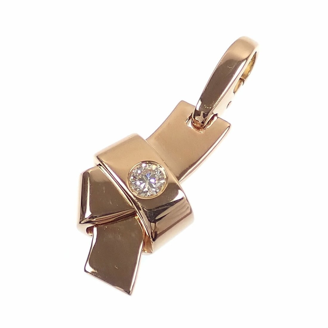 Cartier Knot Charm Cut Pendant Top, Size 88, Women's, Diamond, 18K Pink Gold (4.8g), 750 Head: --- Catalog ---Category: SizePendant Size: 28mm x 12mm / 1.1'' x 0.47''Category: DesignColor: Pink goldGender: WomenMaterial: Pink gold (18K)Pendant Type: PendantNecklace Type: PendantCategory: Genera