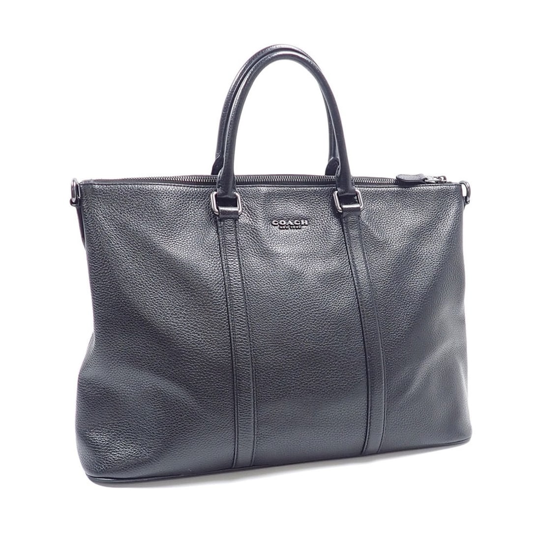 Coach Handbag Caleb Work Bag Men's Black Leather Shoulder CY769: --- Catalog ---Category: SizeSize (HxWxD): 30cm x 41cm x 14cm / 11.81'' x 16.14'' x 5.51''Category: DesignType: HandbagColor: BlackGender: MenMaterial: Leather Category: GeneralMPN: CY769Brand: CoachC