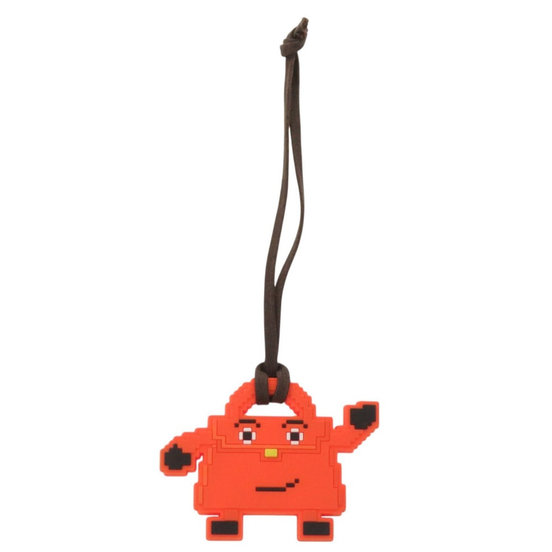 Hermes Kelly Doll Novelty Rubber Orange Accessory Bag Charm 0152 HERMES: --- Catalog ---Category: SizeSize (HxWxD): 50.00mm x 70.00mm / 1.97'' x 2.76''Category: DesignType: Handbag charmColor: OrangeGender: Women,MenMaterial: RubberCategory: GeneralBrand: Hermes--- Item Li