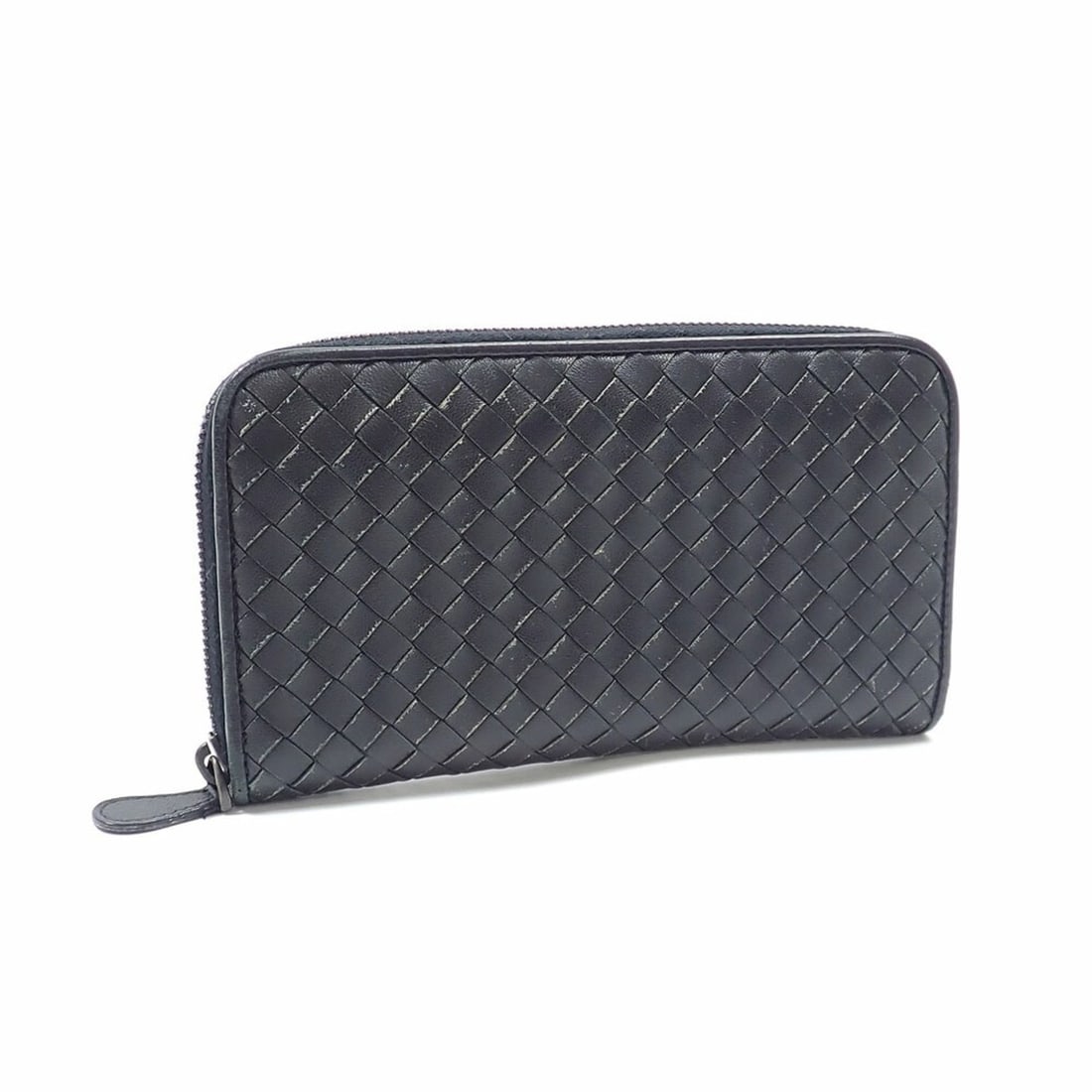 Bottega Veneta Round Long Wallet, Intrecciato, Black Leather, 114076, Women's/Men's: --- Catalog ---Category: SizeSize (HxWxD): 10.5cm x 19cm x 2cm / 4.13'' x 7.48'' x 0.78''Category: DesignType: Long wallet (bi-fold)Color: BlackGender: Men,WomenMaterial: Leather Category: GeneralLine