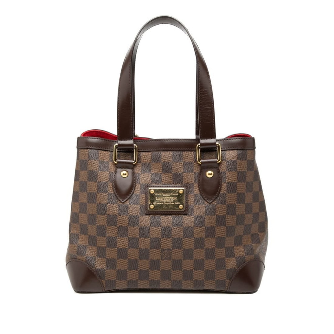 Louis Vuitton Damier Hampstead PM Tote Bag Shoulder N51205 Ebene Brown Leather Women's LOUIS VUITTON: --- Catalog ---Category: SizeSize (HxWxD): 24cm x 28cm x 17.5cm / 9.44'' x 11.02'' x 6.88''Category: DesignType: Shoulder bag, Tote bagColor: Brown, Damier Canvas, EbeneGender: WomenMaterial: PVC , Le