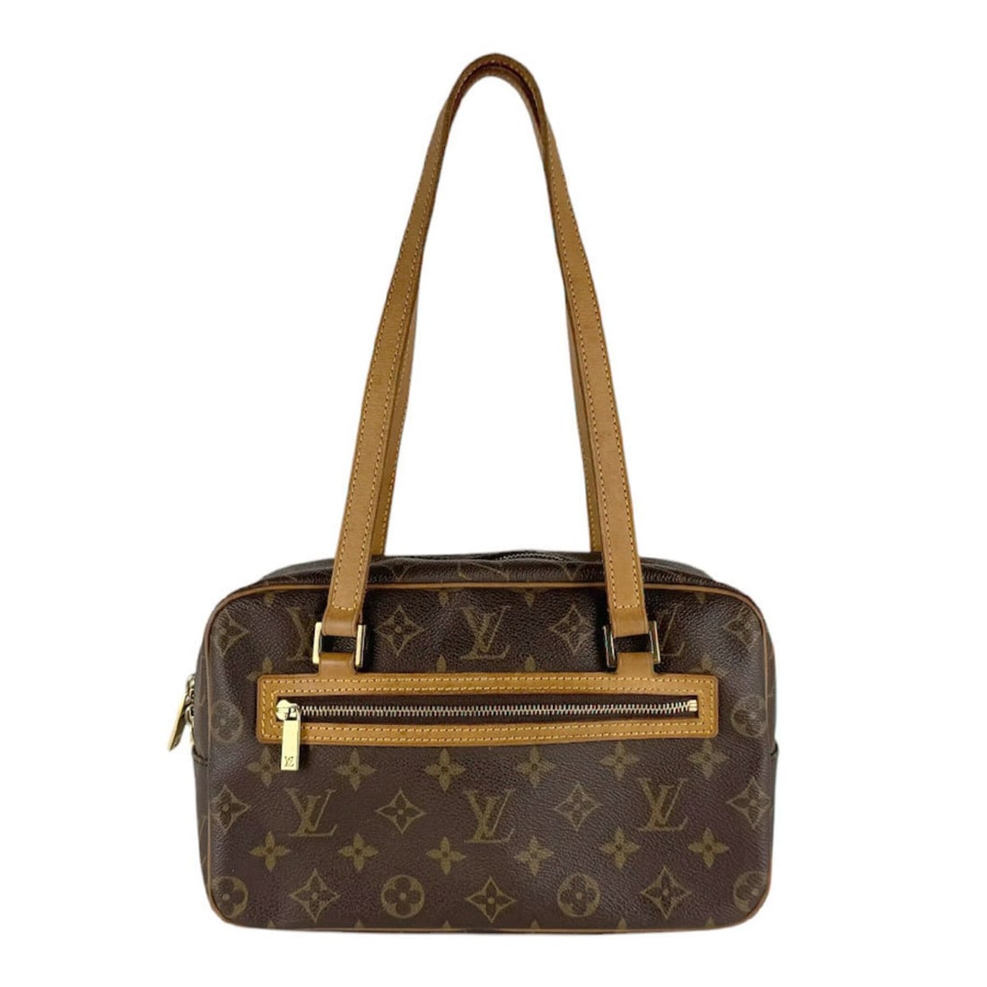 Louis Vuitton LOUIS VUITTON Monogram Cite MM handbag, canvas, brown, women's, M51182 z10077: --- Catalog ---Category: SizeSize (HxWxD): 16cm x 25cm x 10cm / 6.29'' x 9.84'' x 3.93''Category: DesignType: HandbagColor: BrownGender: WomenMaterial: Monogram Category: GeneralMPN: M51182Brand: Loui