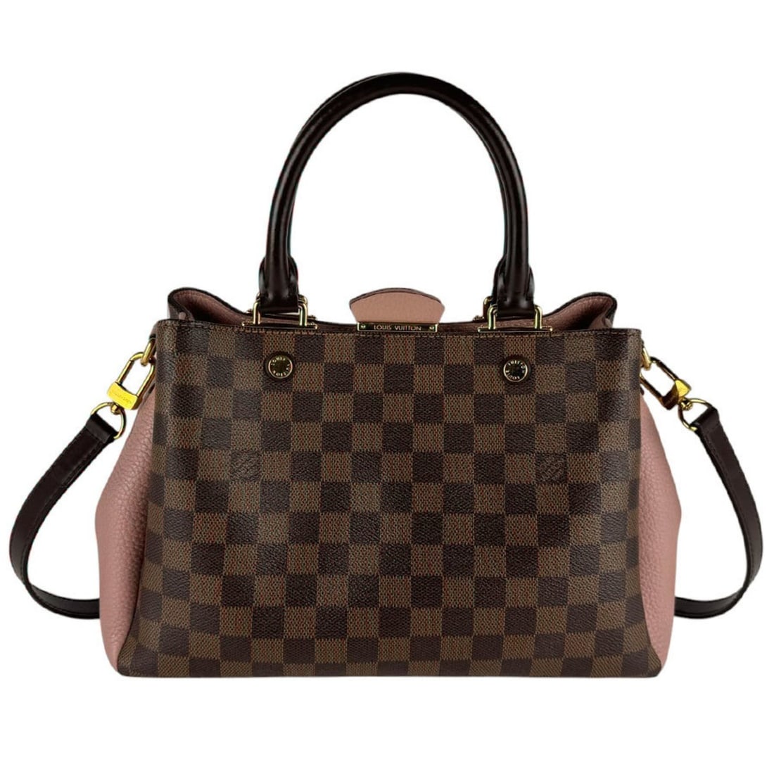 Louis Vuitton LOUIS VUITTON Handbag Shoulder Bag Damier Brittany Canvas Magnolia Ebene Women's: --- Catalog ---Category: SizeSize (HxWxD): 20cm x 30cm x 13cm / 7.87'' x 11.81'' x 5.11''Category: DesignType: Handbag, Shoulder bagColor: Ebene, MagnoliaGender: WomenMaterial: Damier Canvas Category: