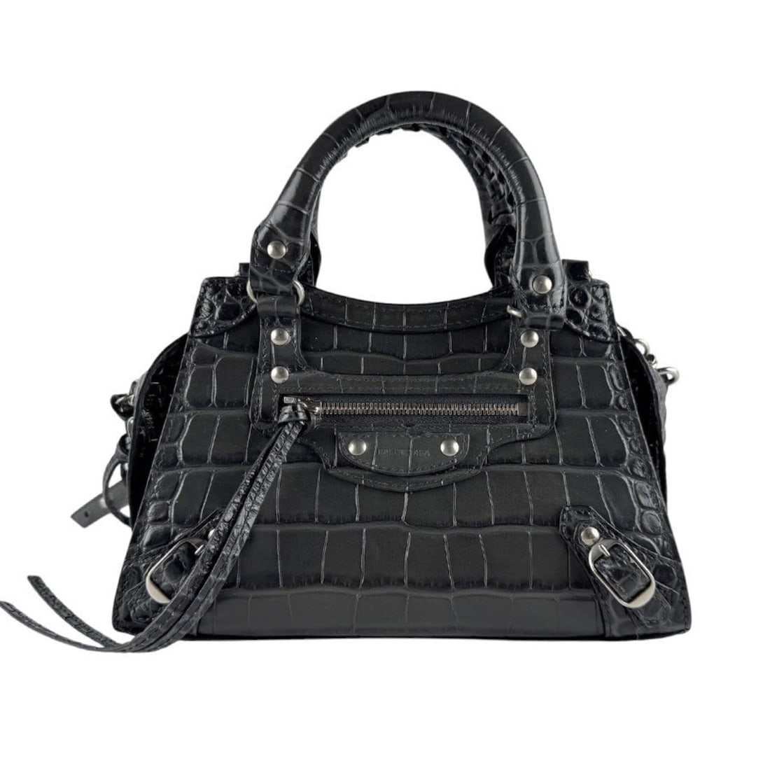 Balenciaga BALENCIAGA Handbag Shoulder Bag Neo Classic City Mini Embossed Leather Gray Women's: --- Catalog ---Category: SizeSize (HxWxD): 13cm x 22cm x 8cm / 5.11'' x 8.66'' x 3.14''Category: DesignType: Handbag, Shoulder bagColor: GrayGender: WomenMaterial: Leather Category: GeneralMPN: 638524