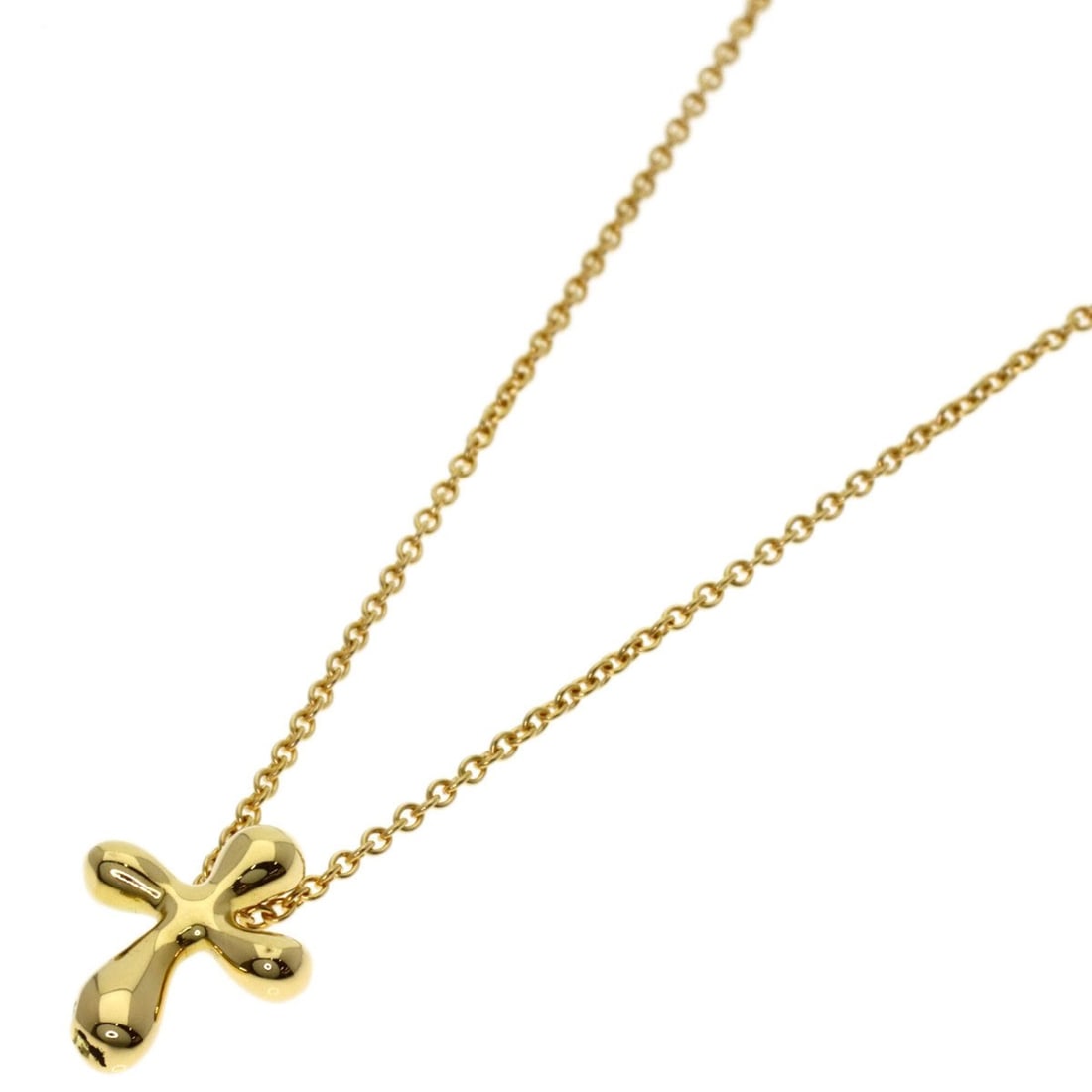 Tiffany & Co. Cross Necklace, 18K Yellow Gold, Women's.: --- Catalog ---Category: SizePendant Size: 12mm x 2.6mm / 0.47'' x 0.1''Neck Circumference: 38 cm / 14.96''Category: DesignGender: WomenMaterial: Yellow gold (18K)Necklace Type: NecklaceCategory: Gene
