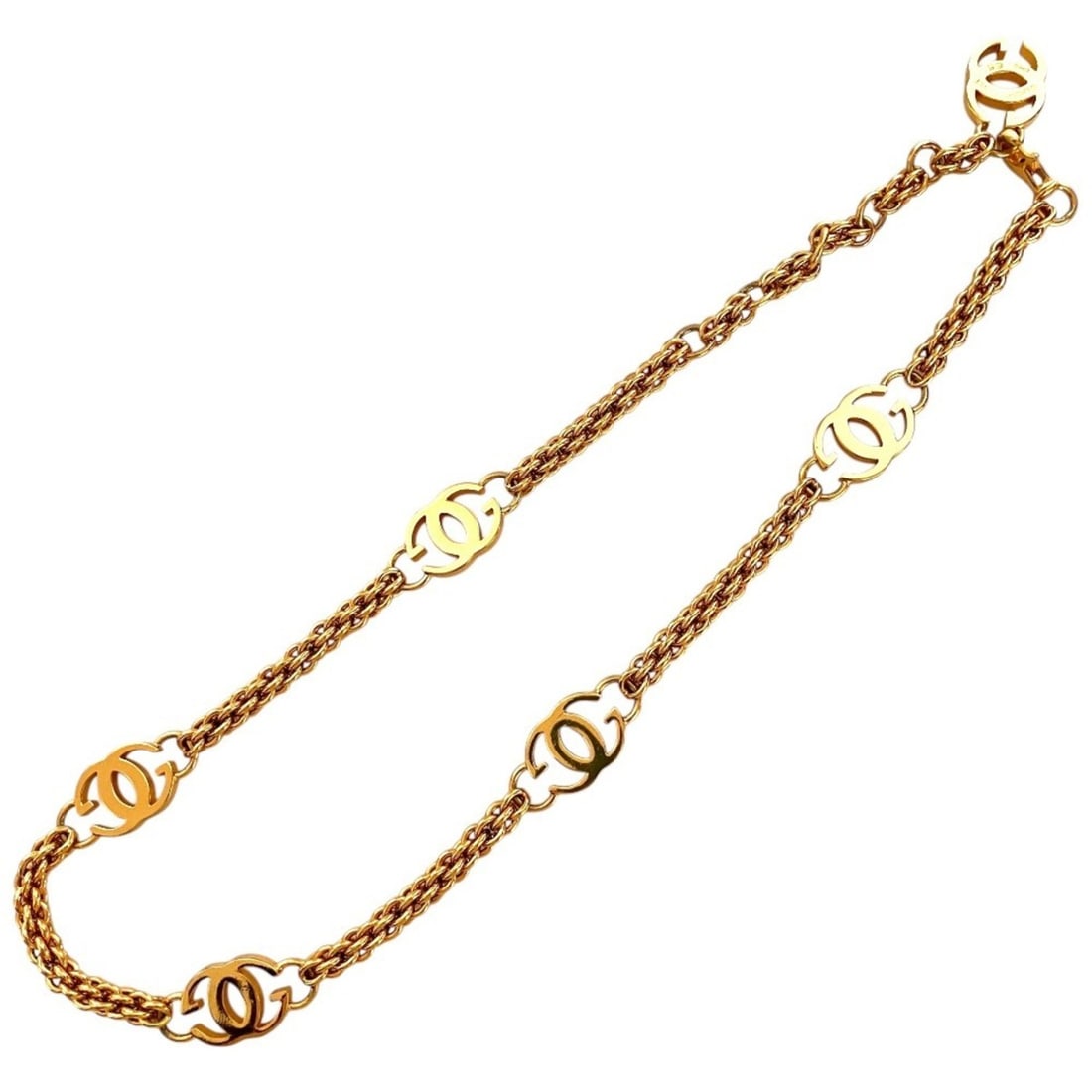 GUCCI Vintage Interlocking G Chain Belt, Size 65, Gold Color, Women's: --- Catalog ---Category: SizeLength: 80cm / 31.49''Category: DesignType: Chain beltColor: GoldGender: WomenCategory: GeneralBrand: Gucci--- Item List ---Section: ConditionRanking: Rank SA Used - Hardl