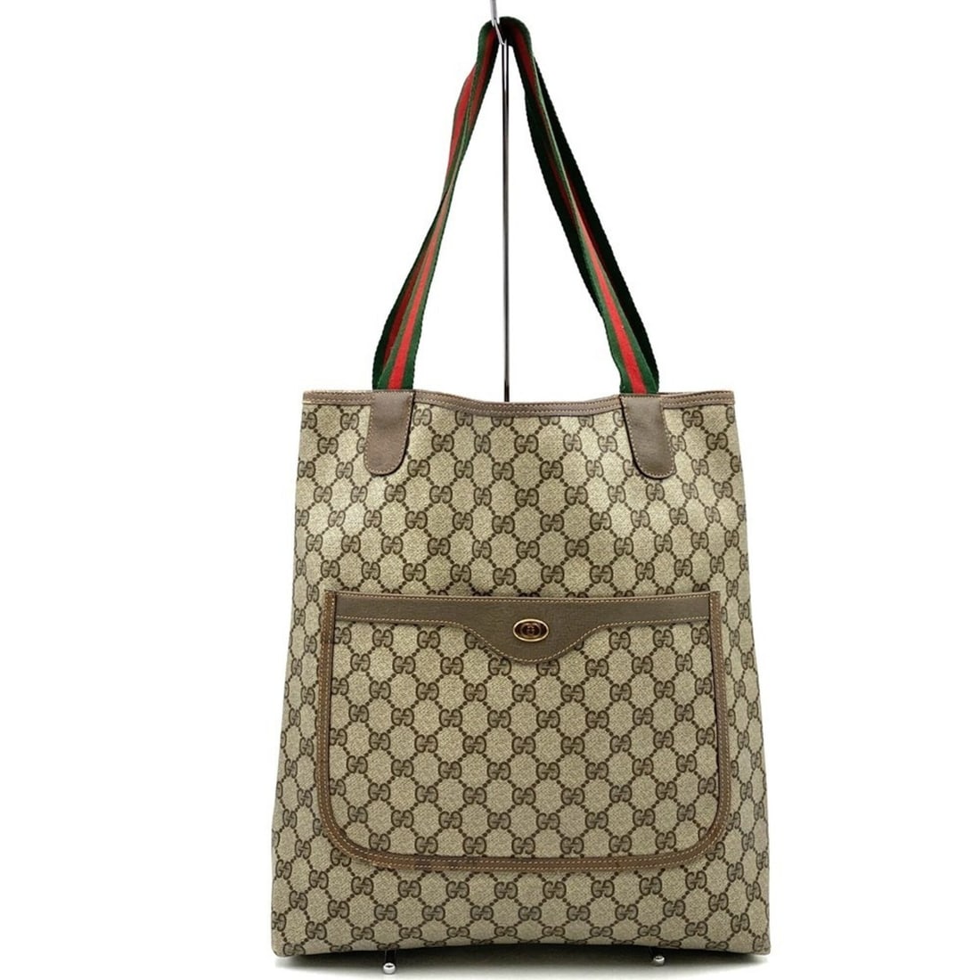 GUCCI Gucci Tote Bag GG Supreme Sherry Old Women's: --- Catalog ---Category: SizeSize (HxWxD): 36cm x 33cm x 8cm / 14.17'' x 12.99'' x 3.14''Category: DesignType: Tote bagColor: BrownGender: WomenMaterial: GG Supreme Category: GeneralMPN: 39 02Brand: G
