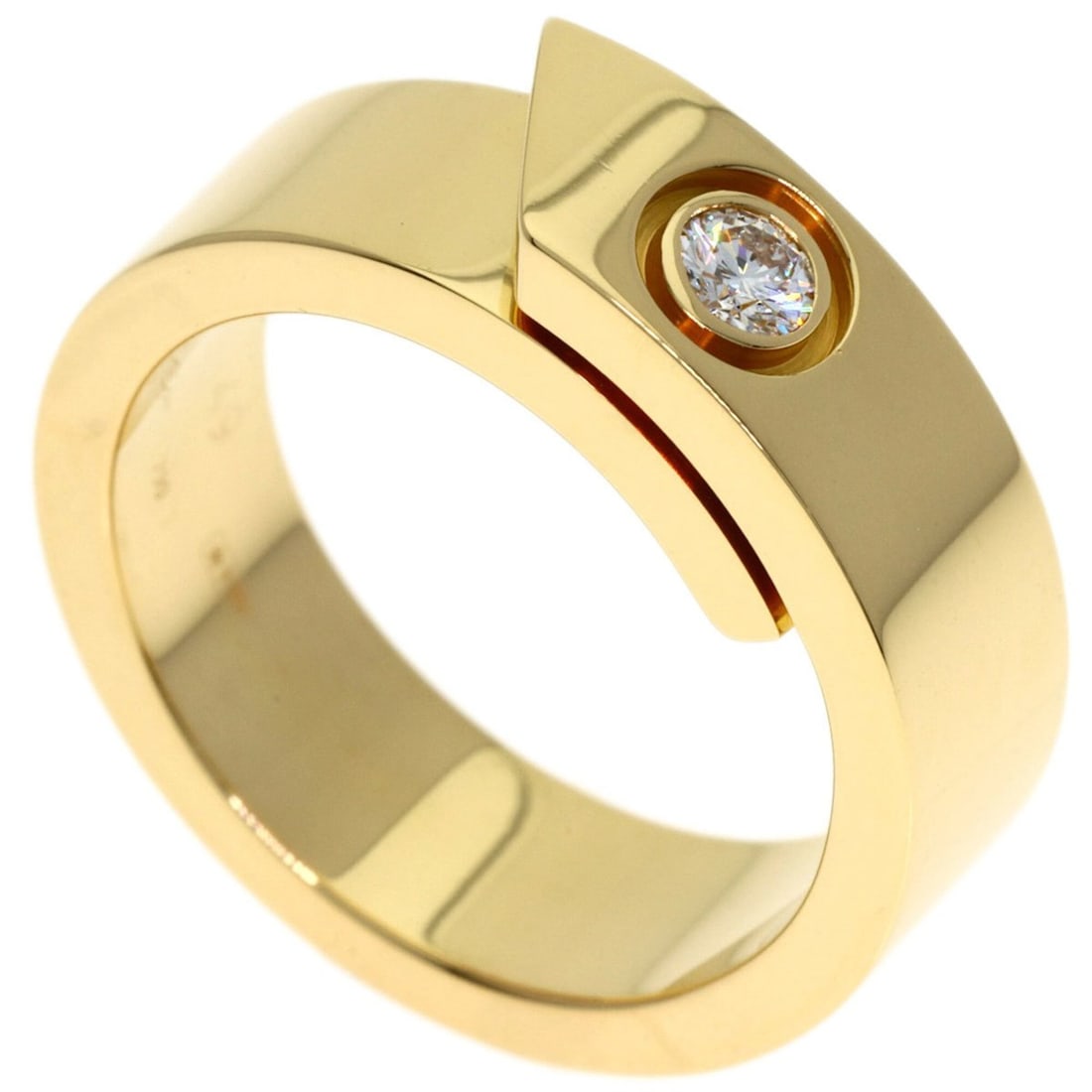 Cartier Anniversary Diamond Ring #49, 18K Yellow Gold, Women's. (1 of 7)
