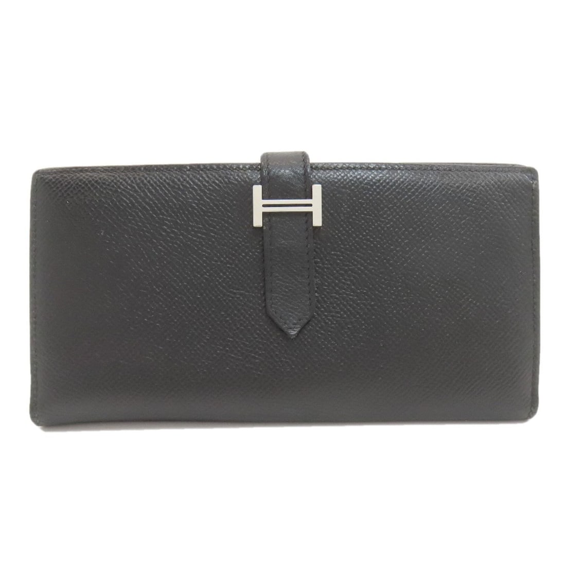 Hermes Bearn Soufflé Long Wallet with Silver Hardware, Epsom Leather, Women's (1 of 19)