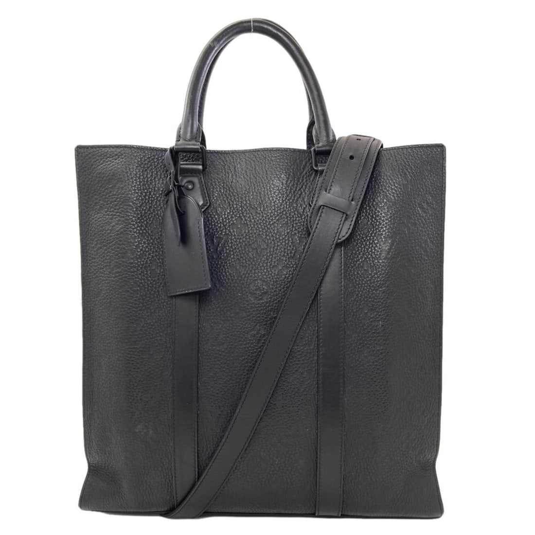 Louis Vuitton M21866 Sac Plat Tote Bag, Taurillon Leather, Women's LOUIS VUITTON: --- Catalog ---Category: SizeSize (HxWxD): 37cm x 36cm x 8cm / 14.56'' x 14.17'' x 3.14''Category: DesignType: Tote bagColor: NoirGender: WomenCategory: GeneralMPN: M21866Brand: Louis Vuitton--- Item 